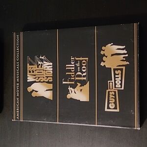 Musical collections: Westside Story Fiddler on the Roof, Guys & Dolls.